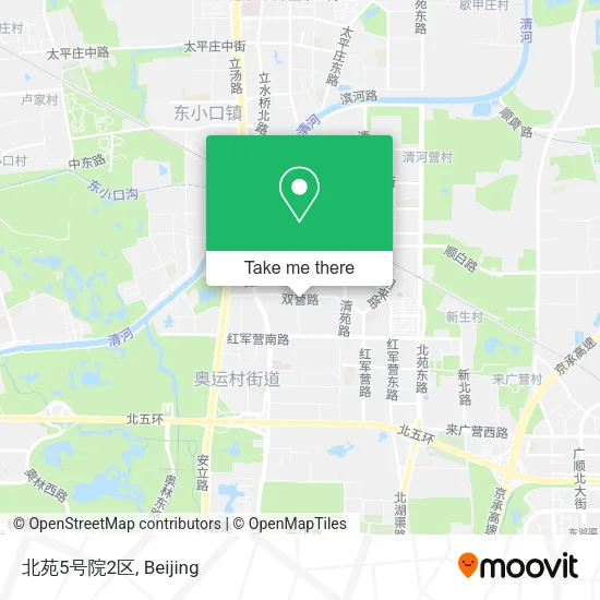北苑5号院2区 map