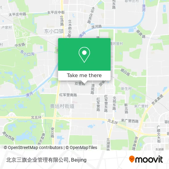 北京三旗企业管理有限公司 map