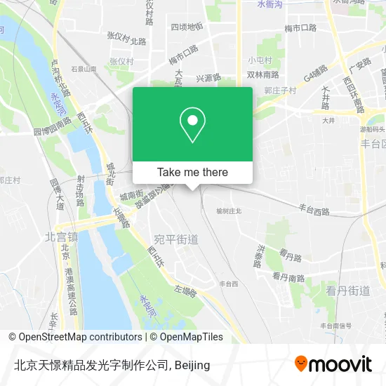 北京天憬精品发光字制作公司 map