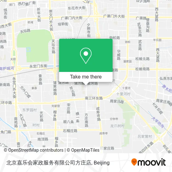 北京嘉乐会家政服务有限公司方庄店 map