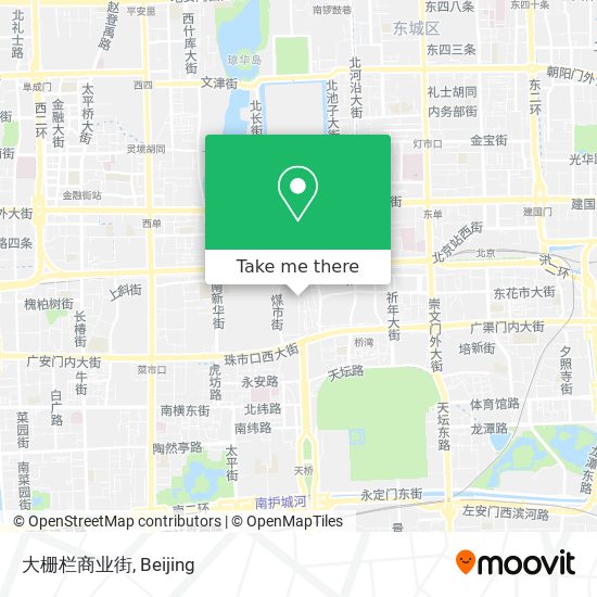 大栅栏商业街 map