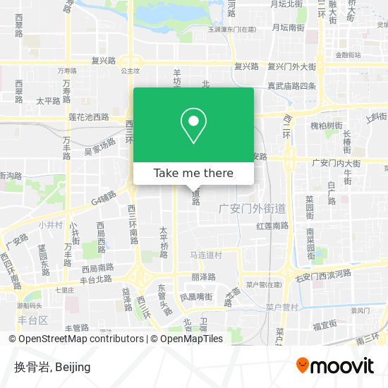 换骨岩 map