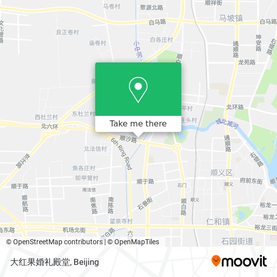 大红果婚礼殿堂 map