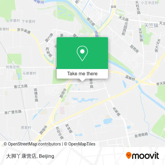 大脚丫康营店 map