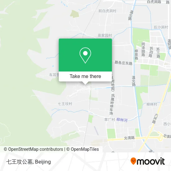 七王坟公墓 map