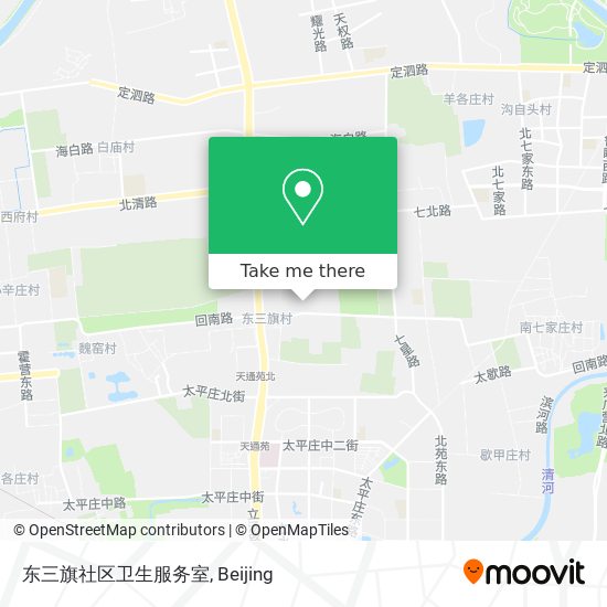 东三旗社区卫生服务室 map