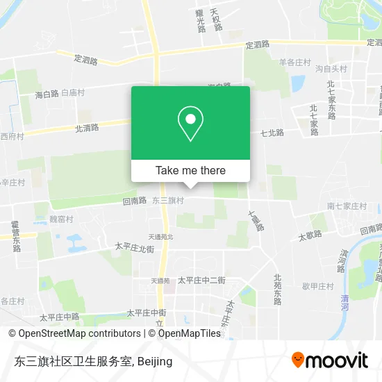 东三旗社区卫生服务室 map