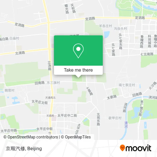 京顺汽修 map
