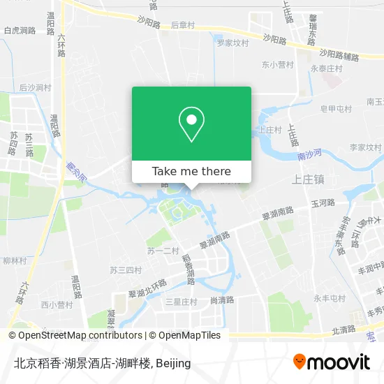 北京稻香·湖景酒店-湖畔楼 map