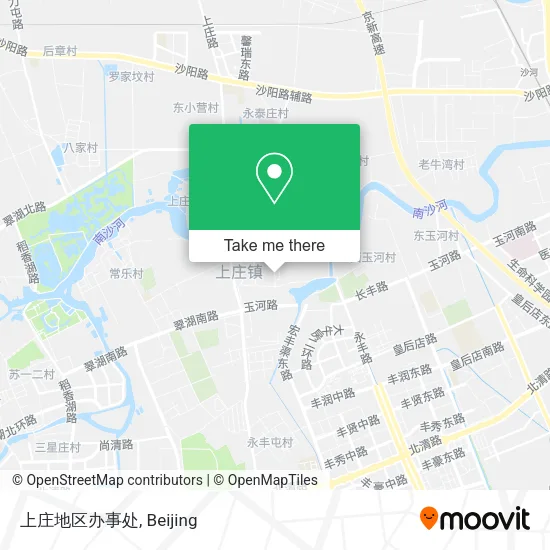 上庄地区办事处 map