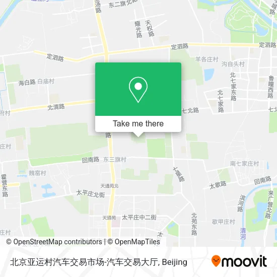 北京亚运村汽车交易市场-汽车交易大厅 map