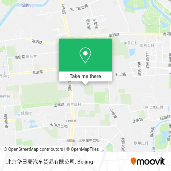 北京华日菱汽车贸易有限公司 map