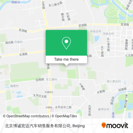 北京博诚宏达汽车销售服务有限公司 map