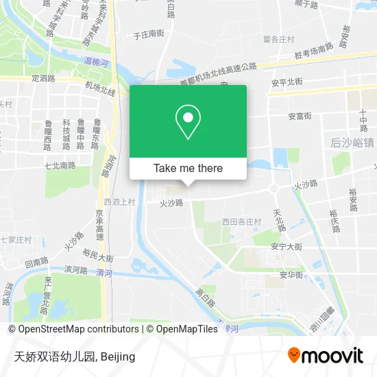 天娇双语幼儿园 map