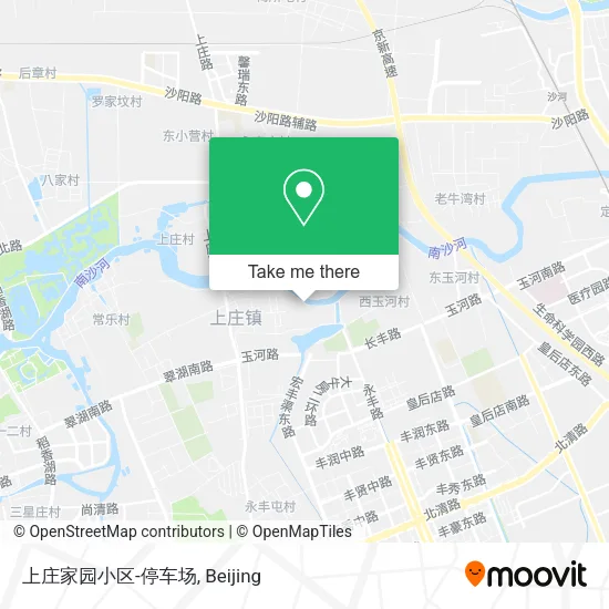 上庄家园小区-停车场 map