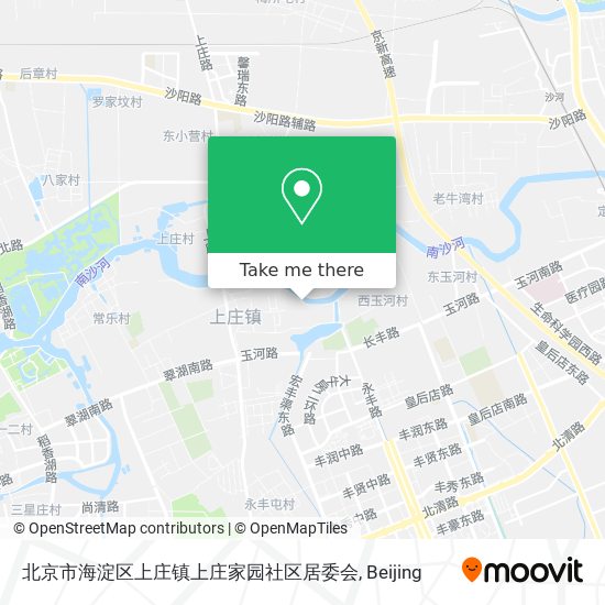 北京市海淀区上庄镇上庄家园社区居委会 map