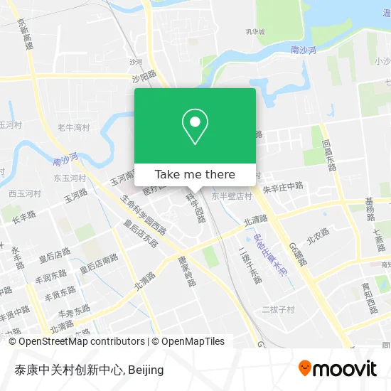 泰康中关村创新中心 map