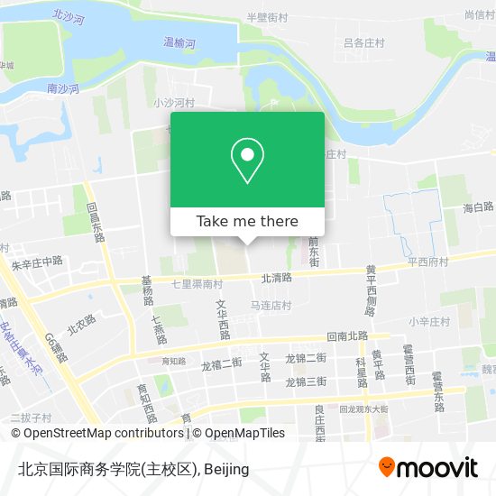 北京国际商务学院(主校区) map