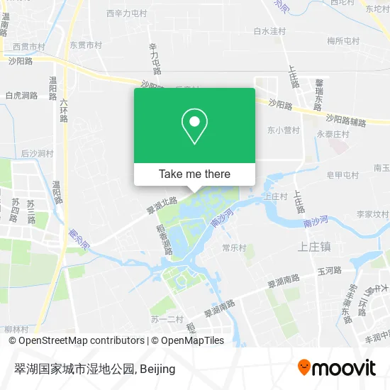 翠湖国家城市湿地公园 map