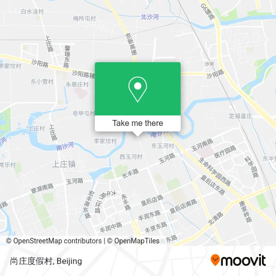 尚庄度假村 map