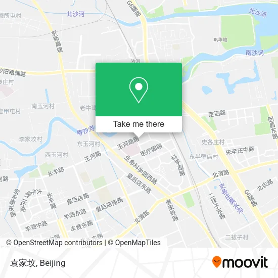 袁家坟 map