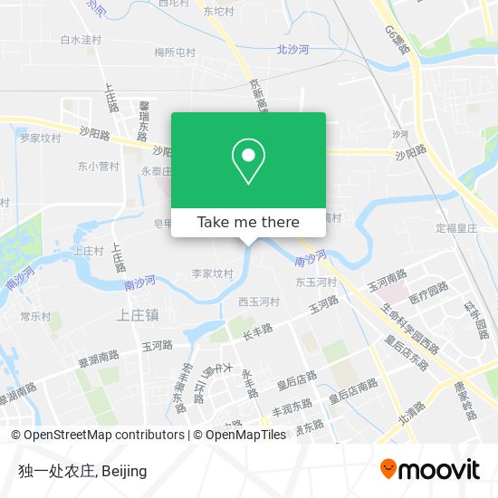 独一处农庄 map