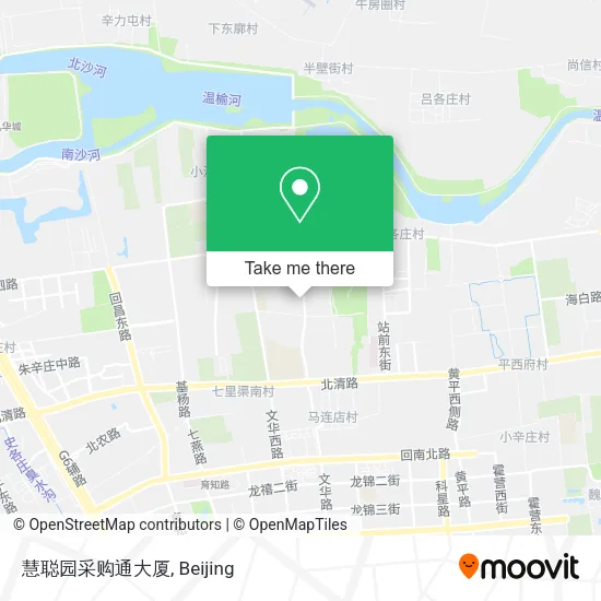 慧聪园采购通大厦 map