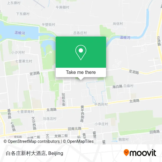 白各庄新村大酒店 map