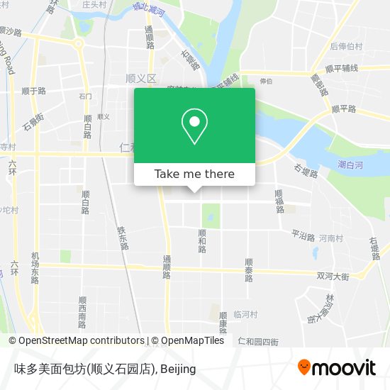 味多美面包坊(顺义石园店) map