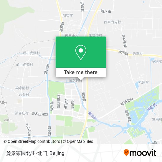 麓景家园北里-北门 map