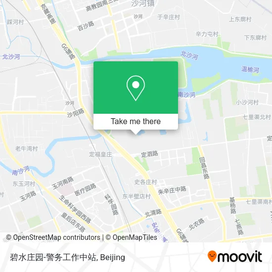 碧水庄园-警务工作中站 map