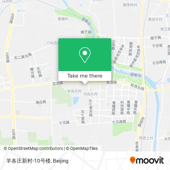 羊各庄新村-10号楼 map