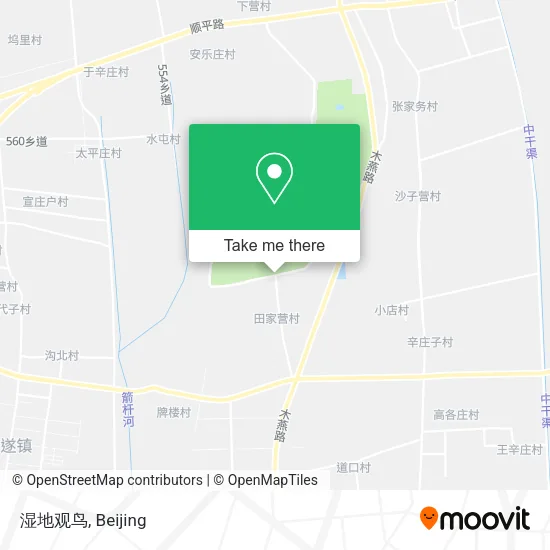 湿地观鸟 map