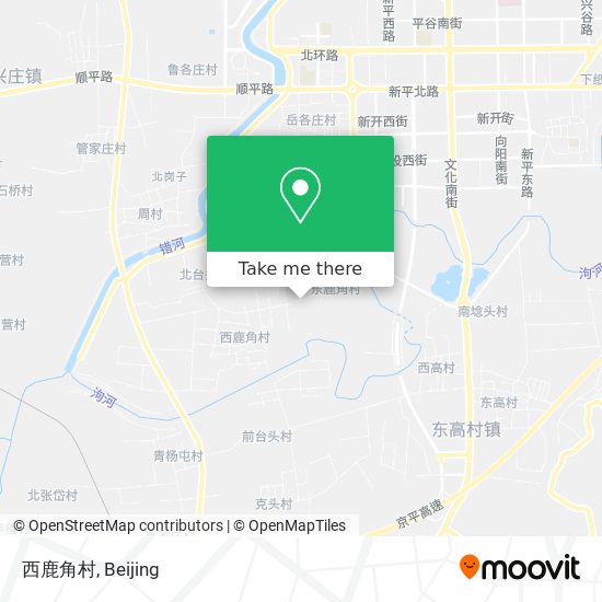 西鹿角村 map