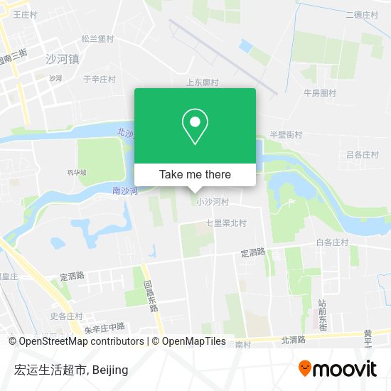 宏运生活超市 map
