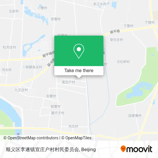 顺义区李遂镇宣庄户村村民委员会 map