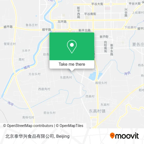 北京泰华兴食品有限公司 map