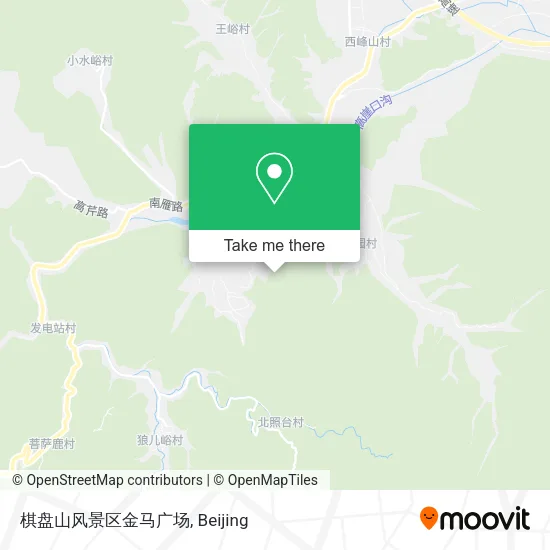 棋盘山风景区金马广场 map