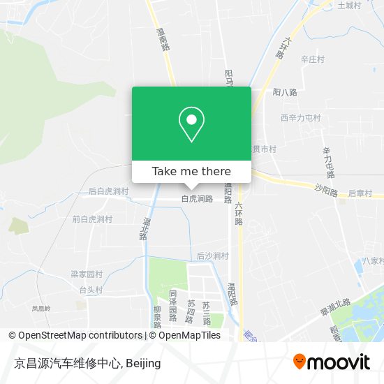 京昌源汽车维修中心 map
