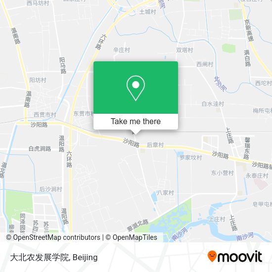 大北农发展学院 map