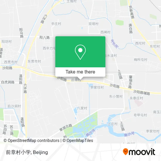 前章村小学 map