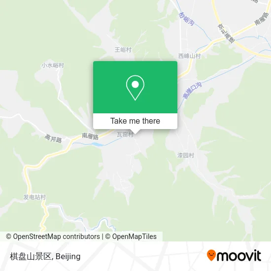 棋盘山景区 map