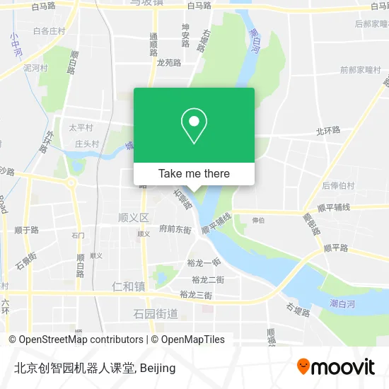 北京创智园机器人课堂 map