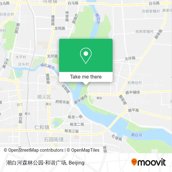 潮白河森林公园-和谐广场 map