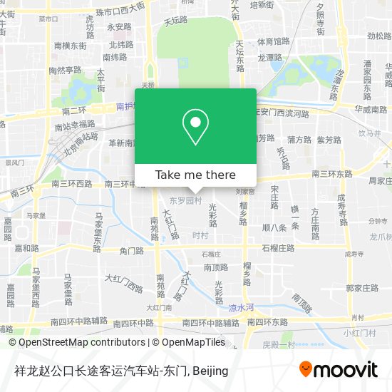 祥龙赵公口长途客运汽车站-东门 map