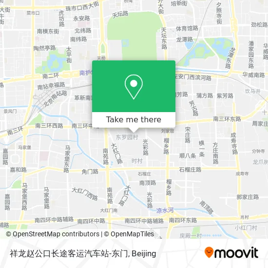 祥龙赵公口长途客运汽车站-东门 map