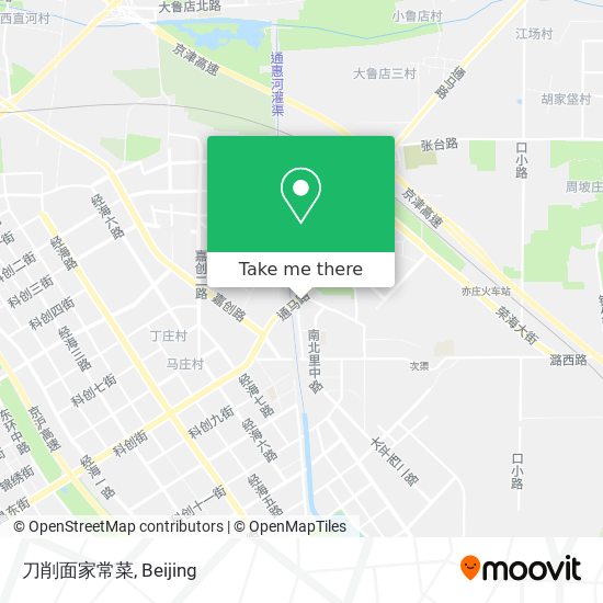 刀削面家常菜 map