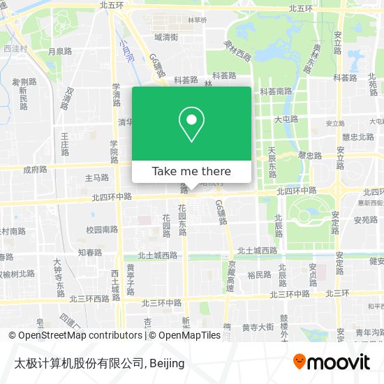 太极计算机股份有限公司 map