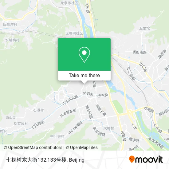 七棵树东大街132,133号楼 map