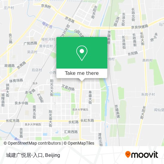城建广悦居-入口 map
